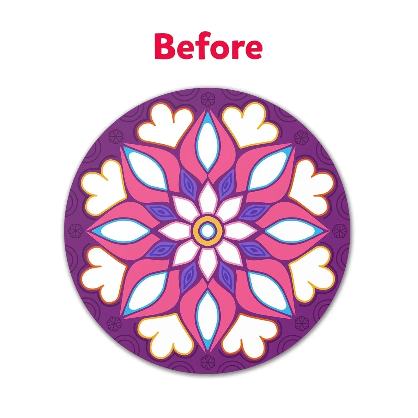 Skillmatics Art Activity - Dot It Mandala Art, No Mess Sticker Art for Kids, Craft Kits, DIY Activity, Scrapbooking, Gifts for Girls & Boys Ages 3, 4, 5, 6, 7, Paper, Multicolor - Jaiman Toys
