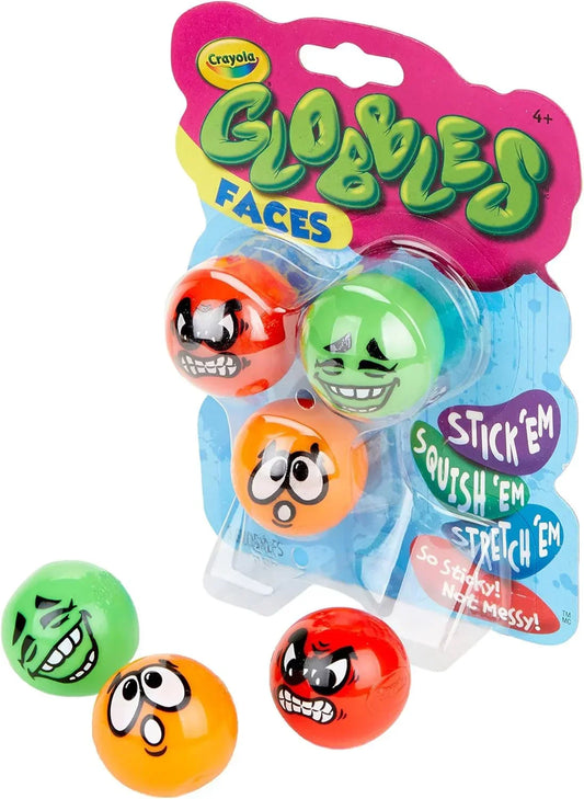 Crayola Silly Faces Globbles - 3 Count - Jaiman Toys