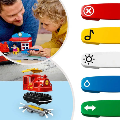 LEGO 10874 Duplo Town Steam Train (59 Pcs) – Educational Building Blocks Set for Kids 2–5 Years