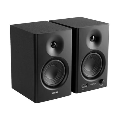 EDIFIER MR4 Powered Studio Monitor Speakers with Supreme Deep Bass, Wooden Enclosure, Dual Mode Sound Effect (Black) - Jaiman Toys