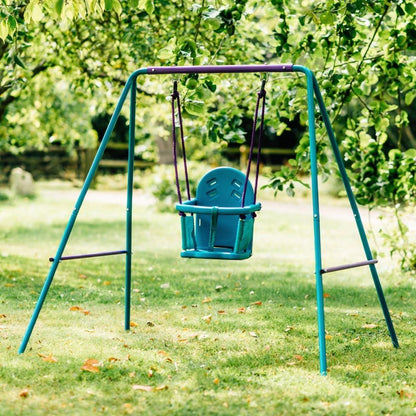 Plum 2-In-1 Swing Set With Adjustable Steel Frame, Suitable For Babies, Toddlers And Children ,181 Cm