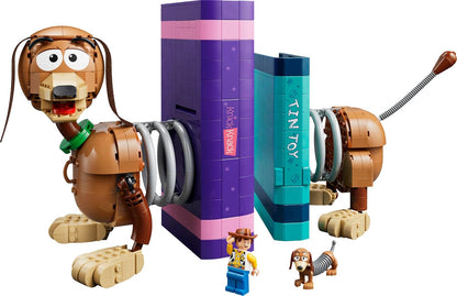 LEGO 43301  Disney and Pixar Toy Story Slinky Dog Bookends - Cute Dachshund Piece for Adults 18+