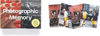 Photographic Memory: Match & Reveal 25 Iconic Photos – Laurence King Game - Jaiman Toys