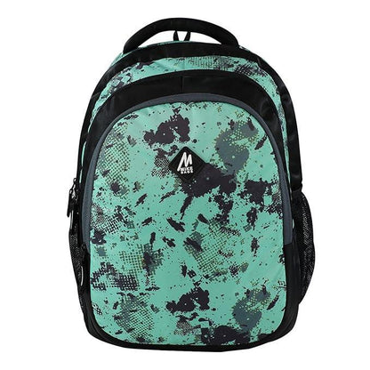 Mike School Bags Trio Backpack – 17L | Stylish & Spacious Sea Green Backpack - Jaiman Toys
