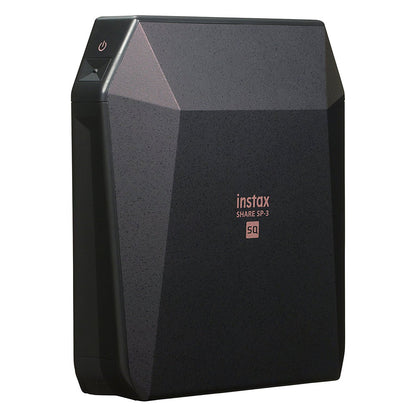 Fujifilm Instax Share SP-3 Square Film Smartphone/Mobile Wireless Instant Photo Printer (Black)