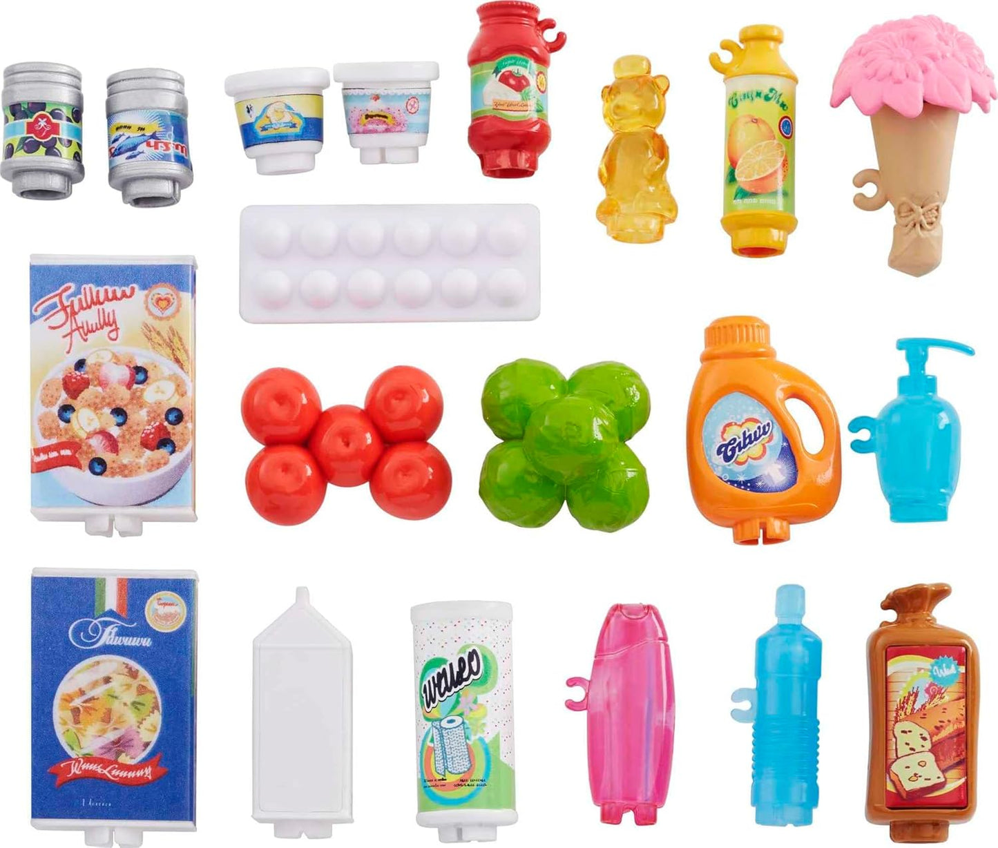 Barbie® Doll, Blonde, and Grocery Store with Rolling Cart and Working Belt
