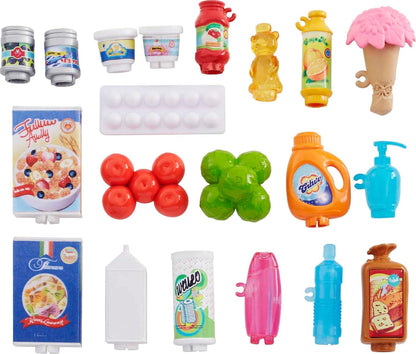 Barbie® Doll, Blonde, and Grocery Store with Rolling Cart and Working Belt