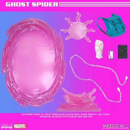 Marvel Legends Ghost-Spider Action Figure – 1/12 Scale (16 cm) Earth-65 Collectible - Jaiman Toys