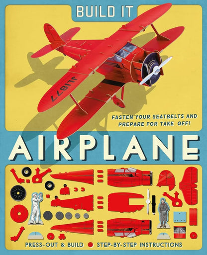 Build It: Airplane Book by Carltonkids - Jaiman Toys