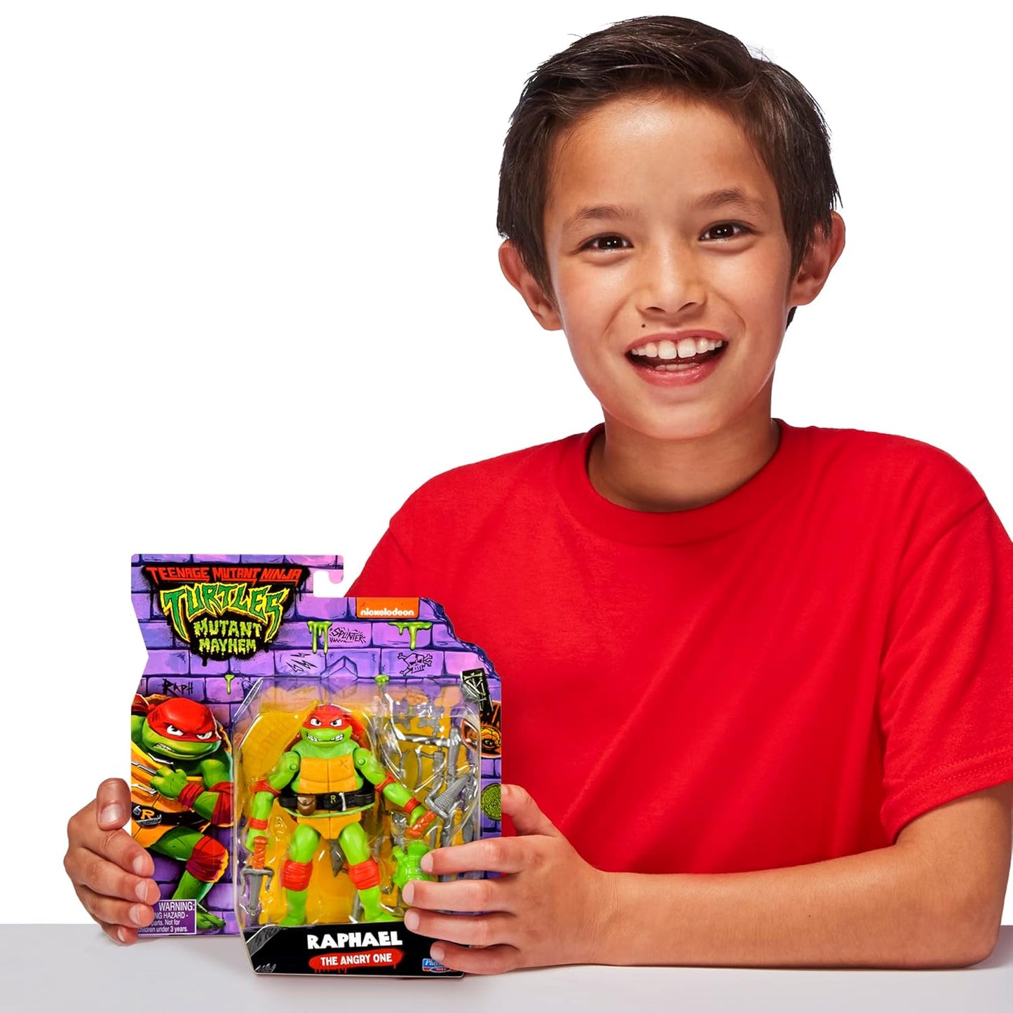 Teenage Mutant Ninja Turtles Mutant Mayhem Raphael Action Figure | 4.6 Inch TMNT Collectible with Accessories