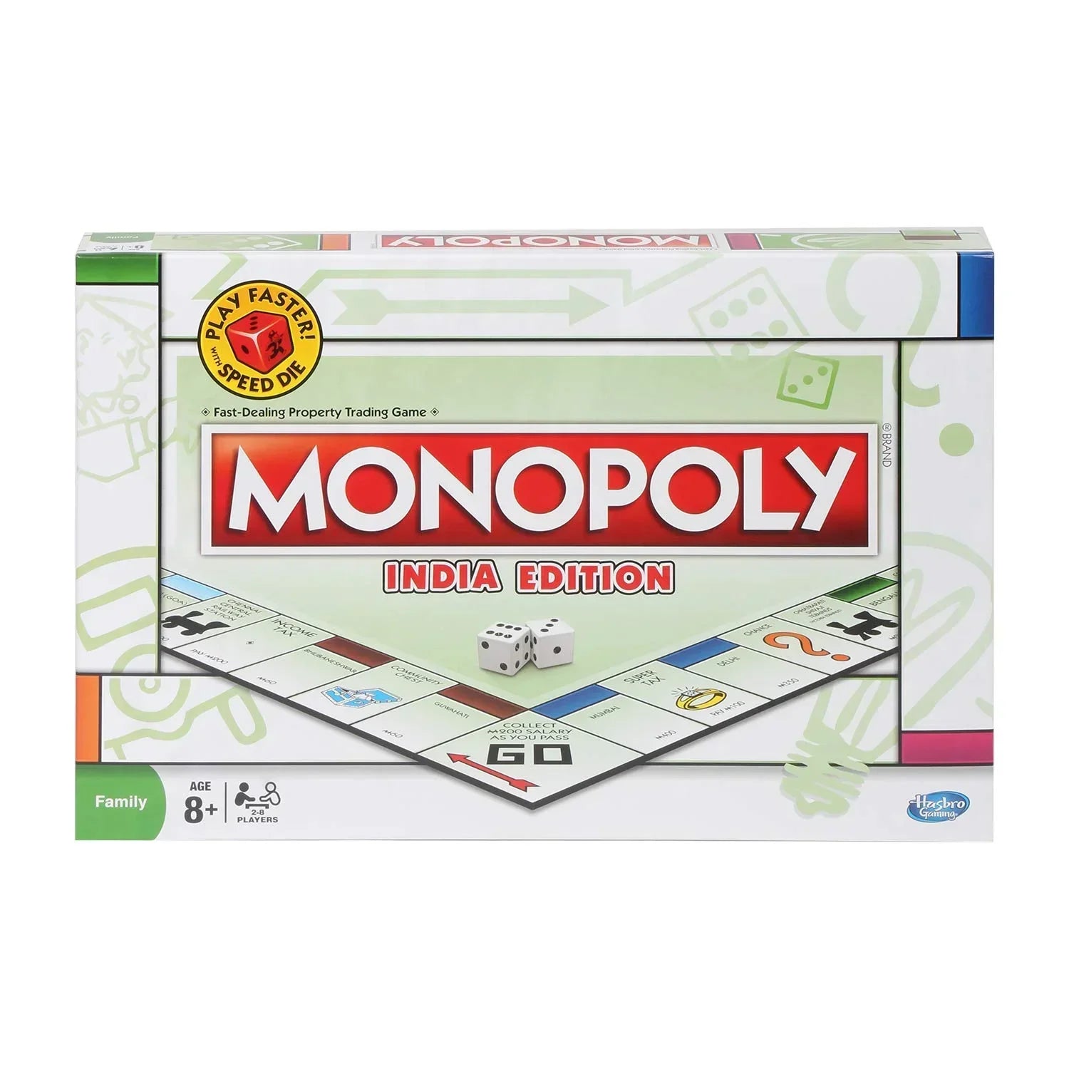MONOPOLY India Edition Game, Board Game & Puzzles for Families and Friends, Toys for Kids, Boys and Girls Ages 8 and Up, Fantasy Gameplay, Strategy Board Game - Jaiman Toys