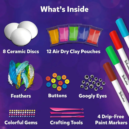 Skillmatics Art & Craft Activity - Disc-o Art, Mess-Free Art & Craft Activity for Girls & Boys, Craft Kits & Supplies, DIY Creative Activity, Gifts for Kids Ages 4, 5, 6, 7, 8, 9, 10, 11,12 - Jaiman Toys