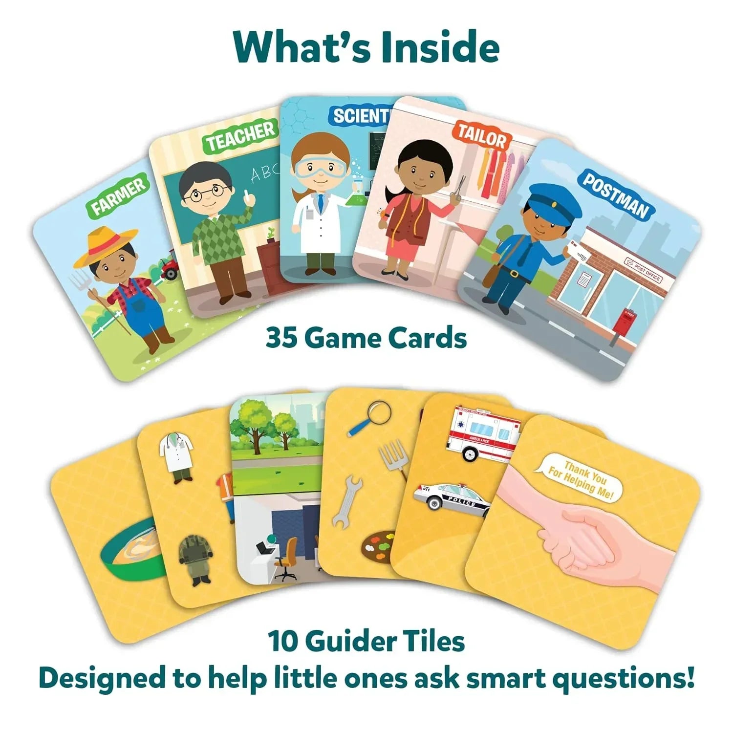 Skillmatics Card Game - Guess in 10 Junior Community Helpers for Kids, Boys, Girls, and Families Who Love Board Games and Educational Toys, Travel Friendly,... - Jaiman Toys