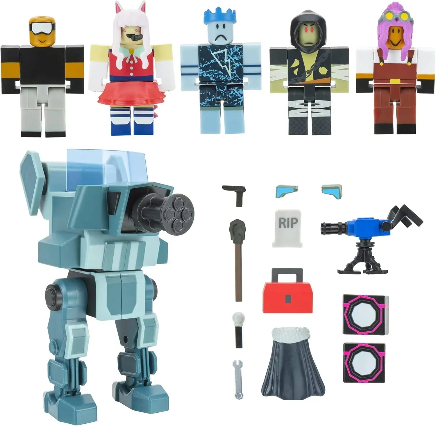 Roblox Action Collection - Tower Defense Simulator: Last Stand Playset [Includes Exclusive Virtual Item] - Jaiman Toys