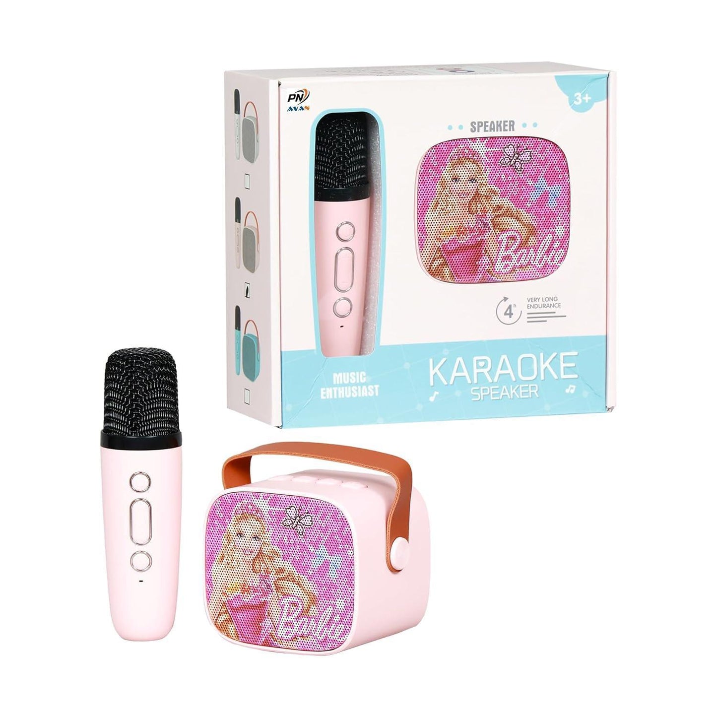 Wireless Mini Karaoke Speaker and Microphone Portable Home BT Party Speaker Mic - Jaiman Toys