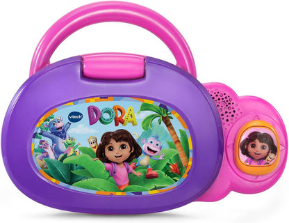 VTech Dora More to Explore Learning Laptop | Interactive Educational Laptop with Wireless Mouse, Letters, Numbers, Spelling & Learning Games for Kids