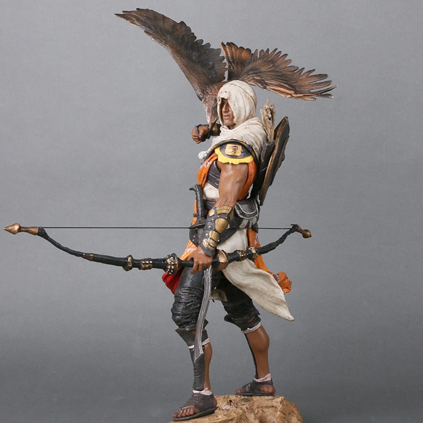 Assassin’s Creed Origins Bayek Protector of Egypt Collectible Statue with Eagle ( 11 Inch) – Premium Display Figure