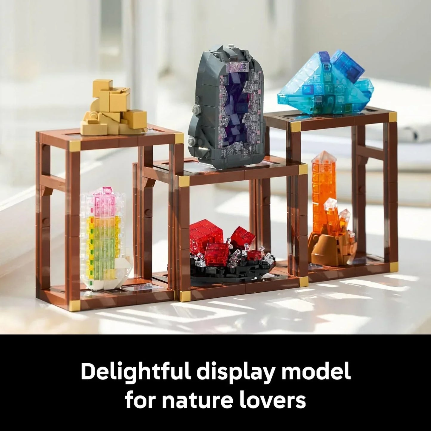 LEGO 21362 Ideas Mineral Collection Building Set for Adults, Ages 18+