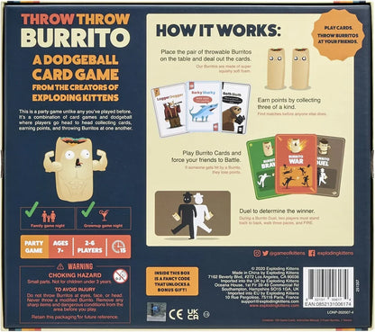 Throw Throw Burrito - A Dodgeball Card Game - Jaiman Toys
