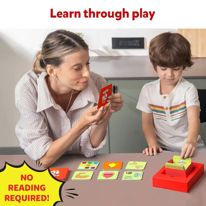 Skillmatics Card Game - Guess in 10 Junior Food We Eat for Kids, Boys, Girls, and Families Who Love Board Games and Educational Toys, Travel Friendly, Gifts for Ages 3, 4, 5, 6 - Jaiman Toys