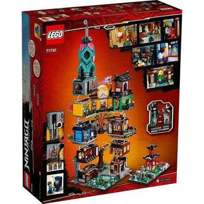 Lego NINJAGO City Gardens 71741 Building Kit; Ninja House Playset Featuring 19 Minifigures, New 2021 (5,685 Pieces), Multicolor