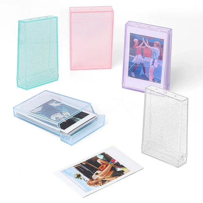 Fujifilm Instax Instant Camera Accessories : 20 Mini Film Shots + Photo Storage Box - Blossom Pink - Jaiman Toys