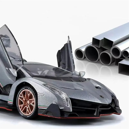 HQT 1:22 Scale Die-Cast Supercar Model – Premium Collectible Edition (Light & Sound | Pull Back Action)