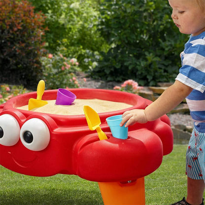 Step2 Crabbie Sand Table – Outdoor Sandbox Toy with Lid & Accessories - Jaiman Toys