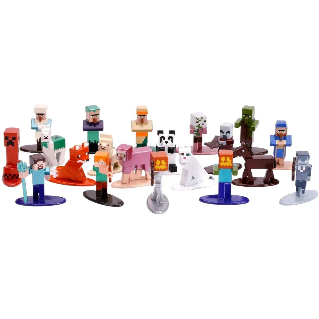 Minecraft Nano Metal Figures Mystery Bag: Assorted (Pack of 6) - Jaiman Toys