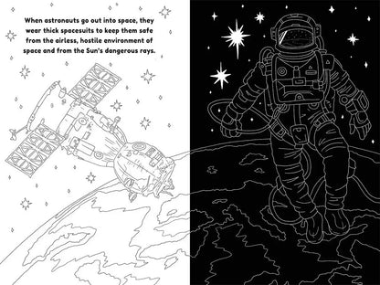 Scratch & Colour: Space – Explore the Cosmos in Vibrant Colors! (Hardcover by Autumn) - Jaiman Toys