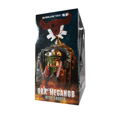 McFarlane Warhammer 40,000 Ork Meganob Mega Action Figure – Shoota & Base - Jaiman Toys