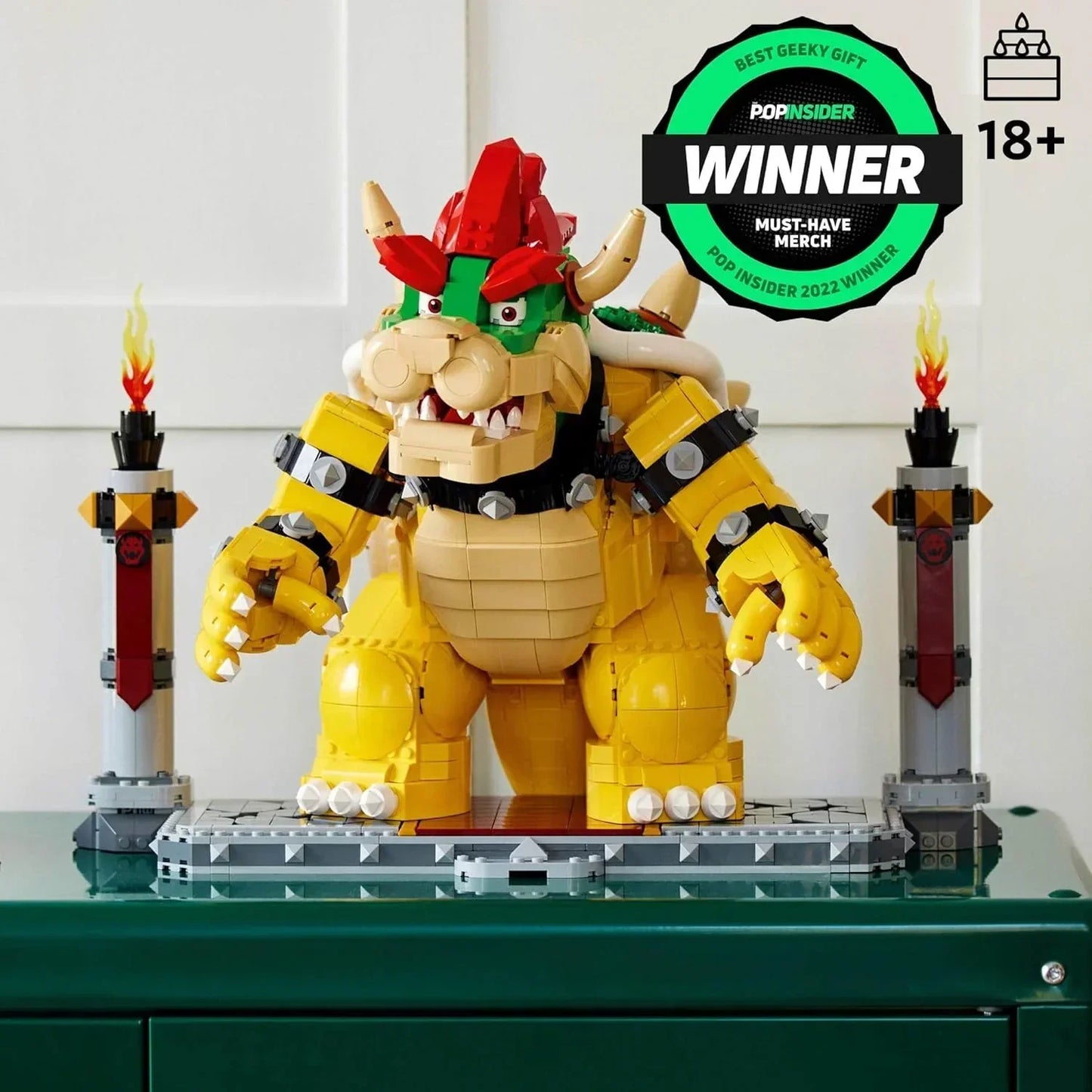 Lego Super Mario The Mighty Bowser 71411 Building Toy Set; Collectible Gift for Adult Fans (2,807 Pieces)