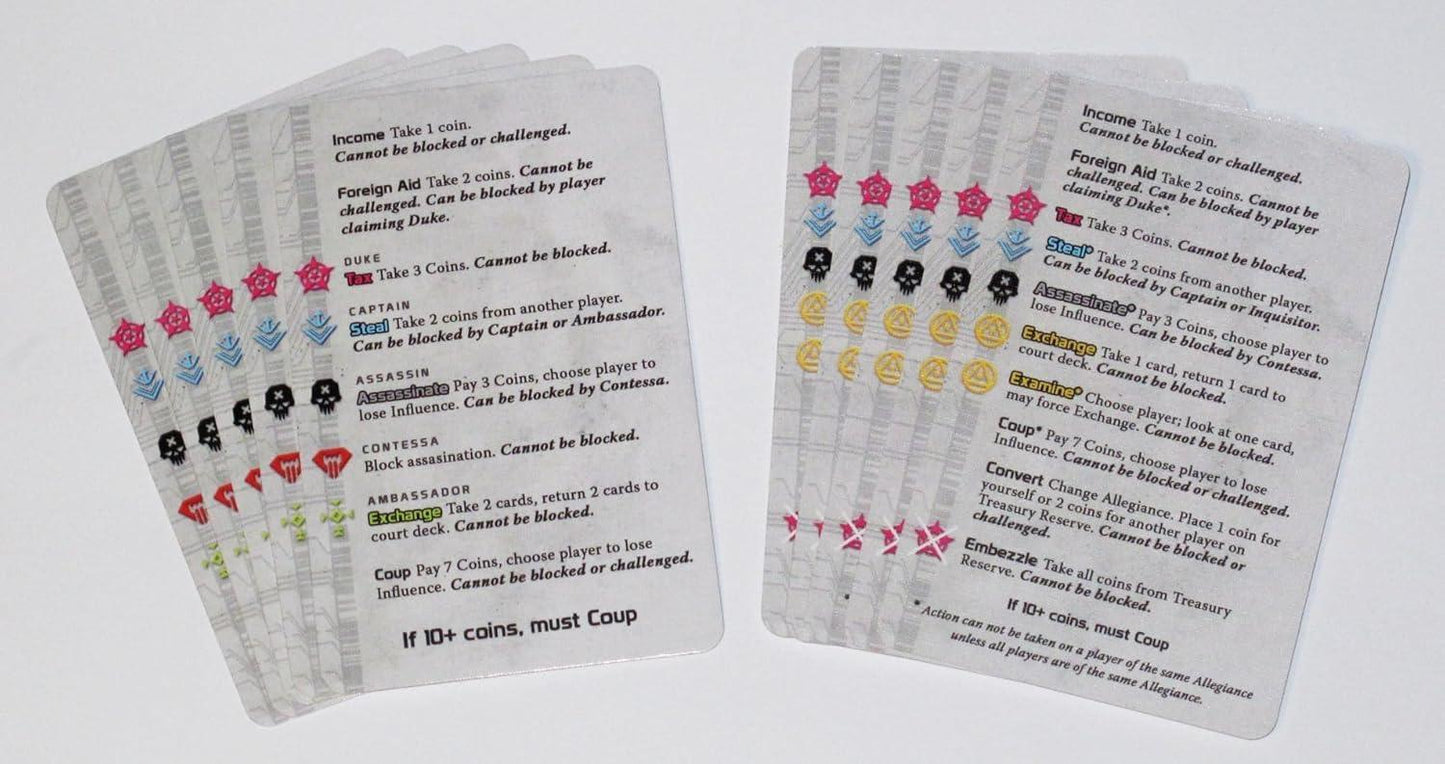 Coup Reformation Indie Board Game - Jaiman Toys