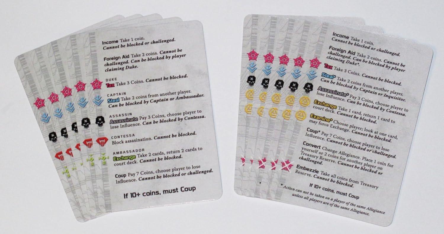 Coup Reformation Indie Board Game - Jaiman Toys