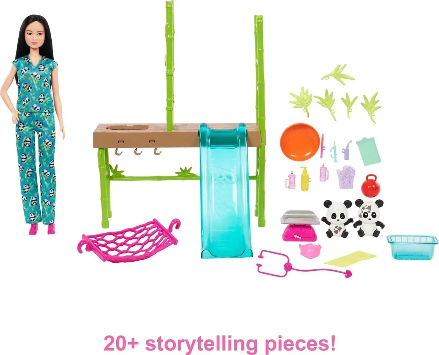 Barbie Doll (Panda Care & Rescue Set) - Jaiman Toys