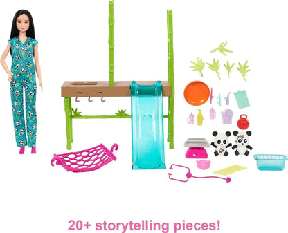 Barbie Doll (Panda Care & Rescue Set) - Jaiman Toys