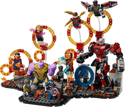 LEGO Marvel 76323 Avengers: Endgame Final Battle Building Toy with a Thanos Figure, Ant-Man Mech & 9 Minifigures incl. Captain America, Black Panther, Iron Man & Doctor Strange - Gift for Boys & Girls