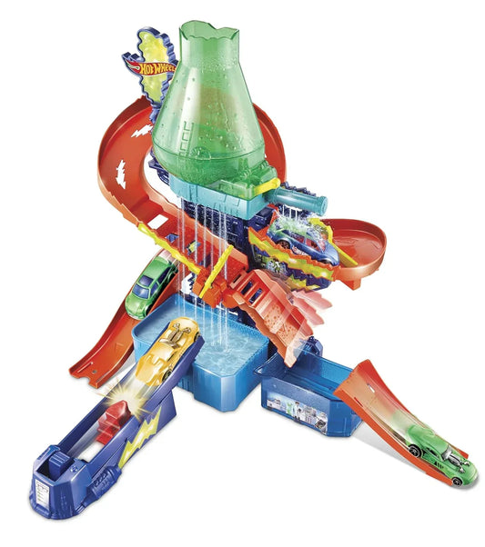 Hot Wheels Metal Shifters Color Splash Science Lab Playset, Multicolor - Jaiman Toys