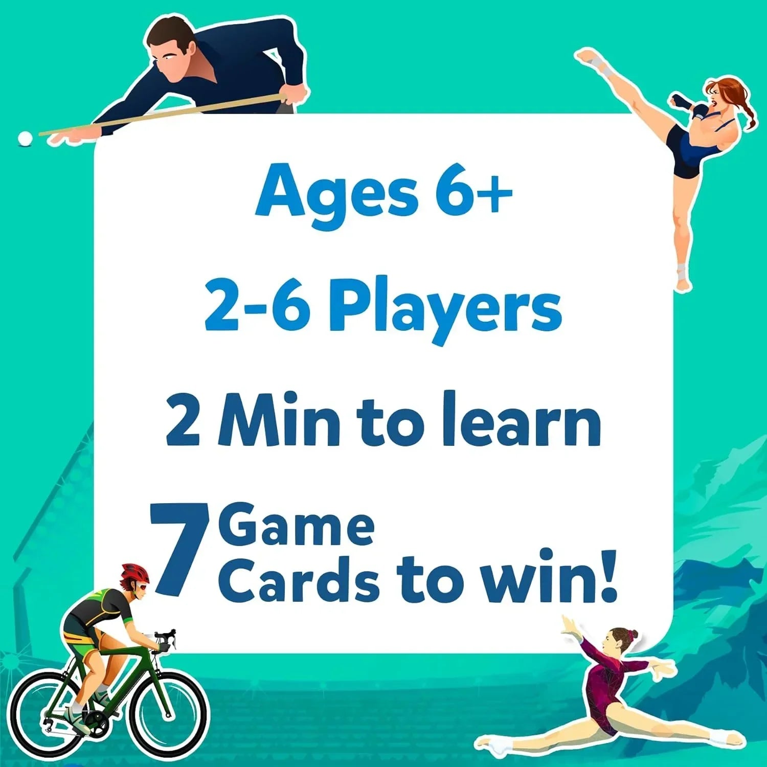 Skillmatics Card Game - Guess in 10 Sports, Perfect for Boys, Girls, Kids, and Families Who Love Board Games and Educational Toys, Travel Friendly, Gifts for Ages 6, 7, 8, 9 - Jaiman Toys
