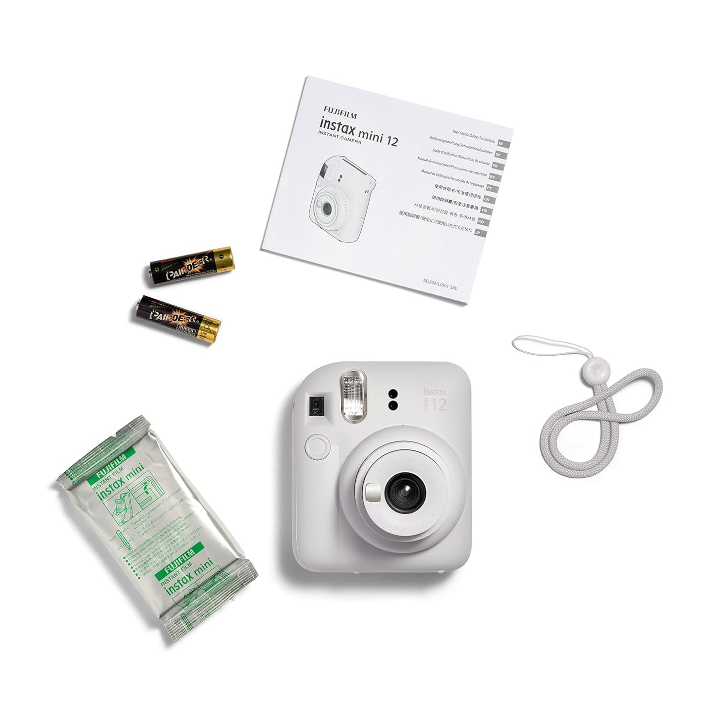 Fujifilm Instax Mini 12 Instant Camera - Clay White