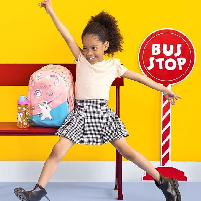 Rabitat Smash Unisex School Bag | Kids Backpack for Girls, Boys - 4 to 8 Years Age - Jaiman Toys