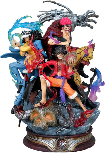 Ultimate Action Figure – One Piece Onigashima Battle Scene | Luffy, Kid & Law vs Beast Pirates HW - Jaiman Toys