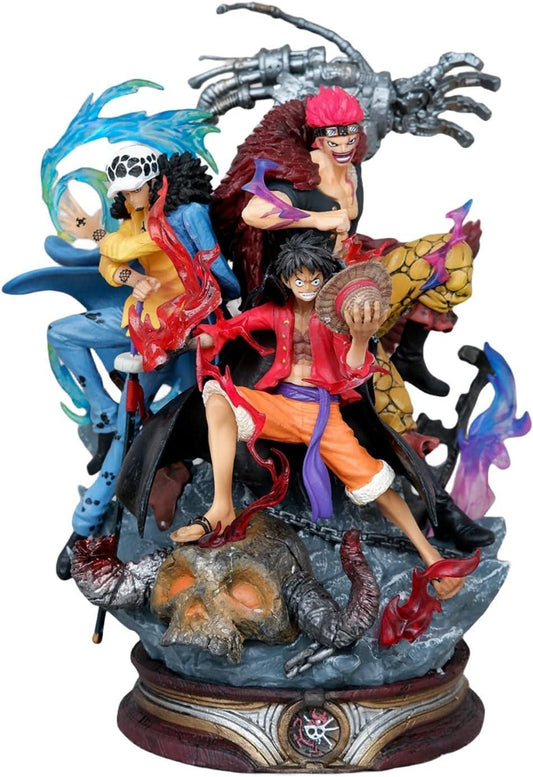 Ultimate Action Figure – One Piece Onigashima Battle Scene | Luffy, Kid & Law vs Beast Pirates HW - Jaiman Toys