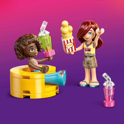 LEGO Friends 42642 Friendship Movie Night Toy for 6+ Year Old Girls - incl. 2 Mini Dolls, a Screen and a Light Brick Projector - Creative Building Set