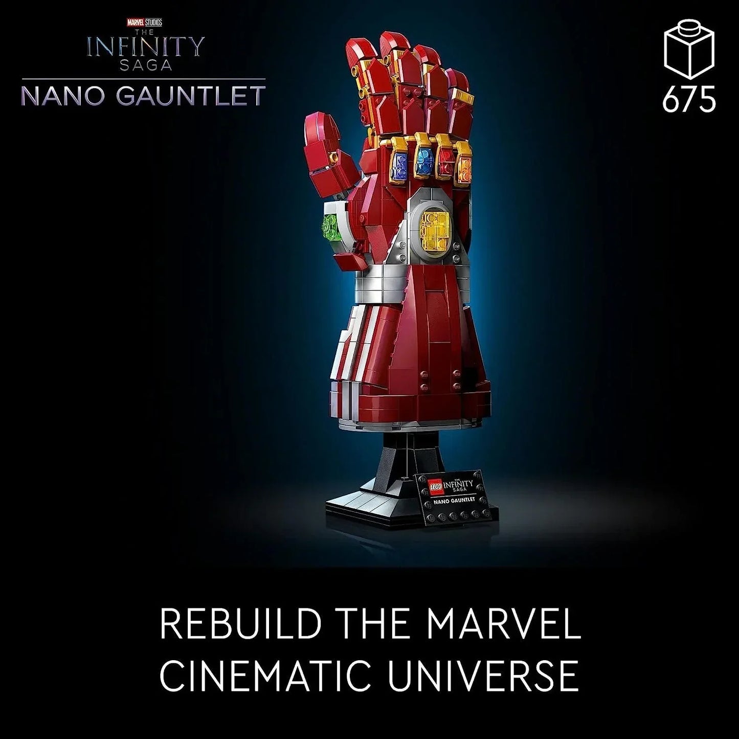 LEGO 76223 Nano Gauntlet, Iron Man Model with Infinity Stones, Avengers - Jaiman Toys