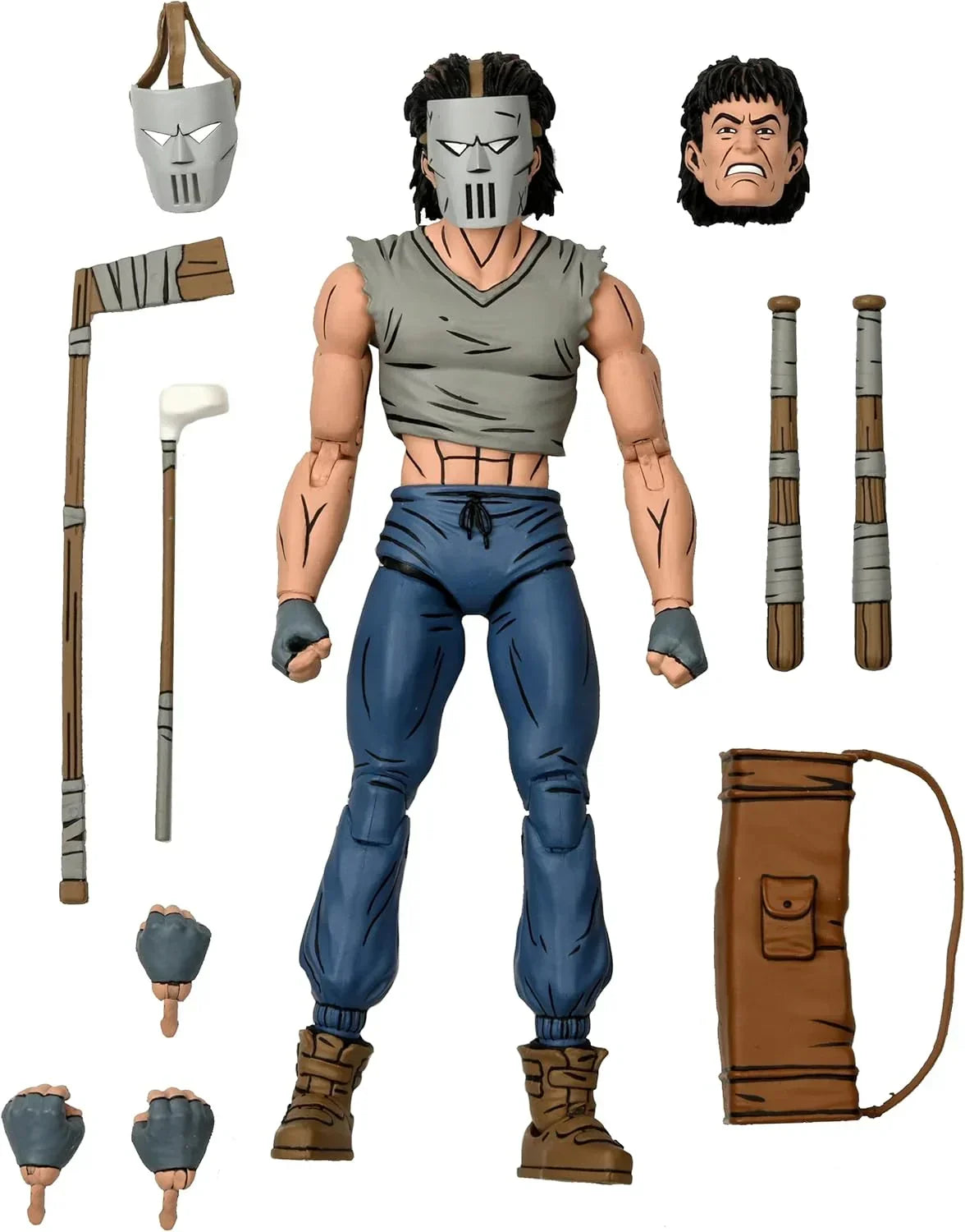 NECA – Teenage Mutant Ninja Turtles (Mirage Comics) – 7” Scale Action Figure – Casey Jones - Jaiman Toys