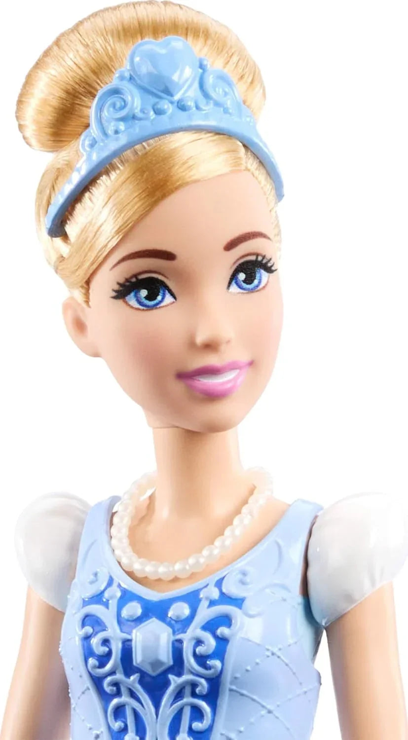 Disney Princess 2-in-1 Stories Cinderella Fashion Doll with 2 Snap-On Bodices, 2 Skirts & 9 Accessories - Jaiman Toys