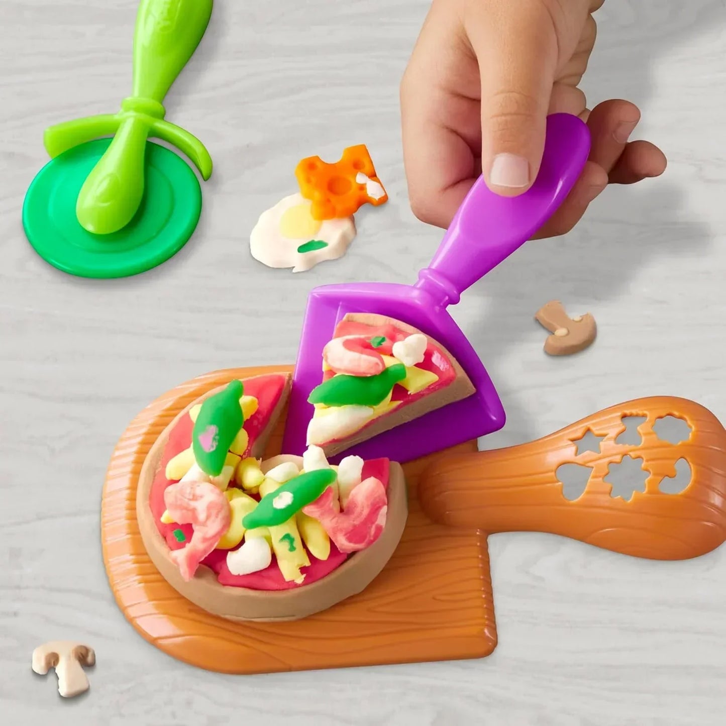 Play-Doh Kitchen Creations Pizza Oven Playset – 5 Colors & Fun Pizza-Making Accessories - Jaiman Toys