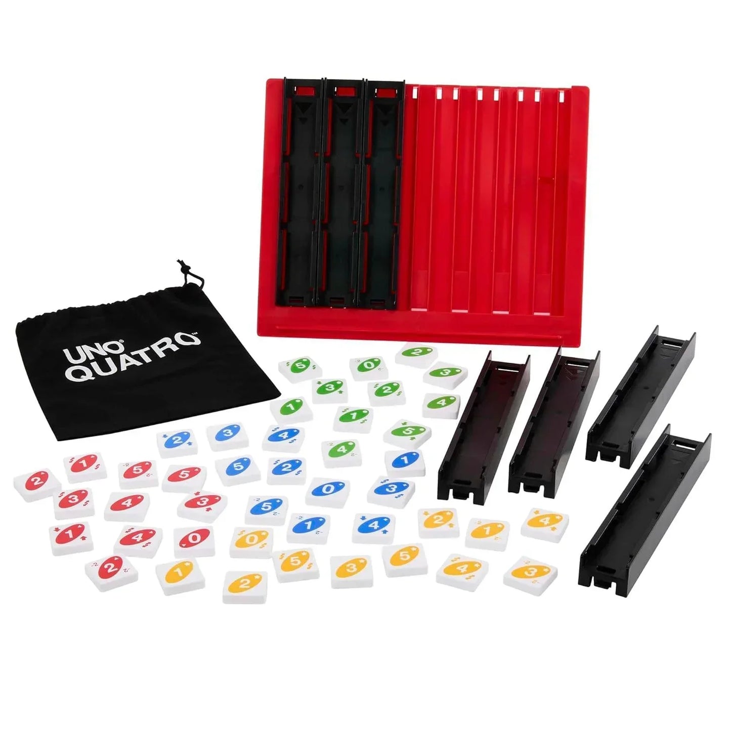 Mattel Games UNO Quatro – Family & Party Card Game (2-4 Players)
