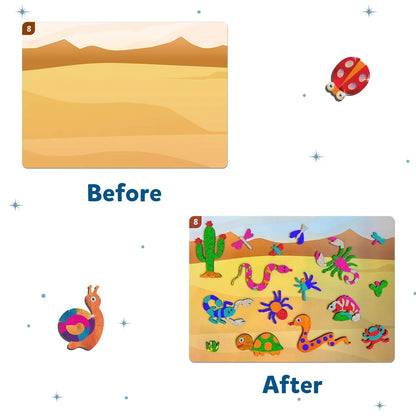 Skillmatics Art & Craft Activity - Foil Fun Bugs & Butterflies, No Mess Art for Kids, Craft Kits & Supplies, DIY Creative Activity, for Boys & Girls Ages 4, 5, 6, 7, 8, 9, Travel Toys - Jaiman Toys